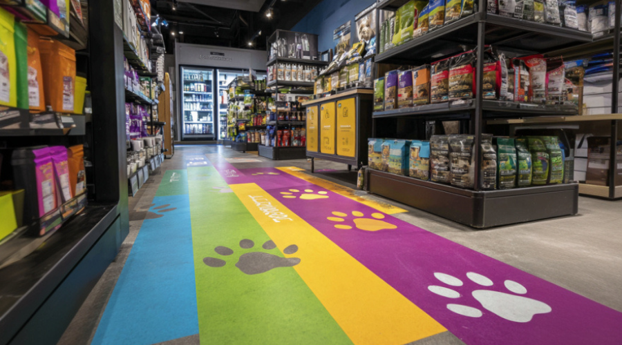 Directional Floor Signage Guide